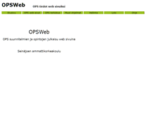 Tablet Screenshot of opsweb.seamk.fi